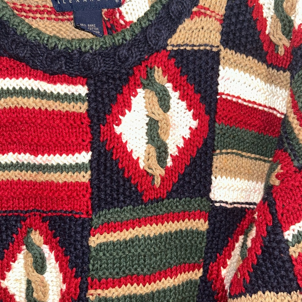 Geometric Patterned Sweater - Multicolor - Picture 4 of 6